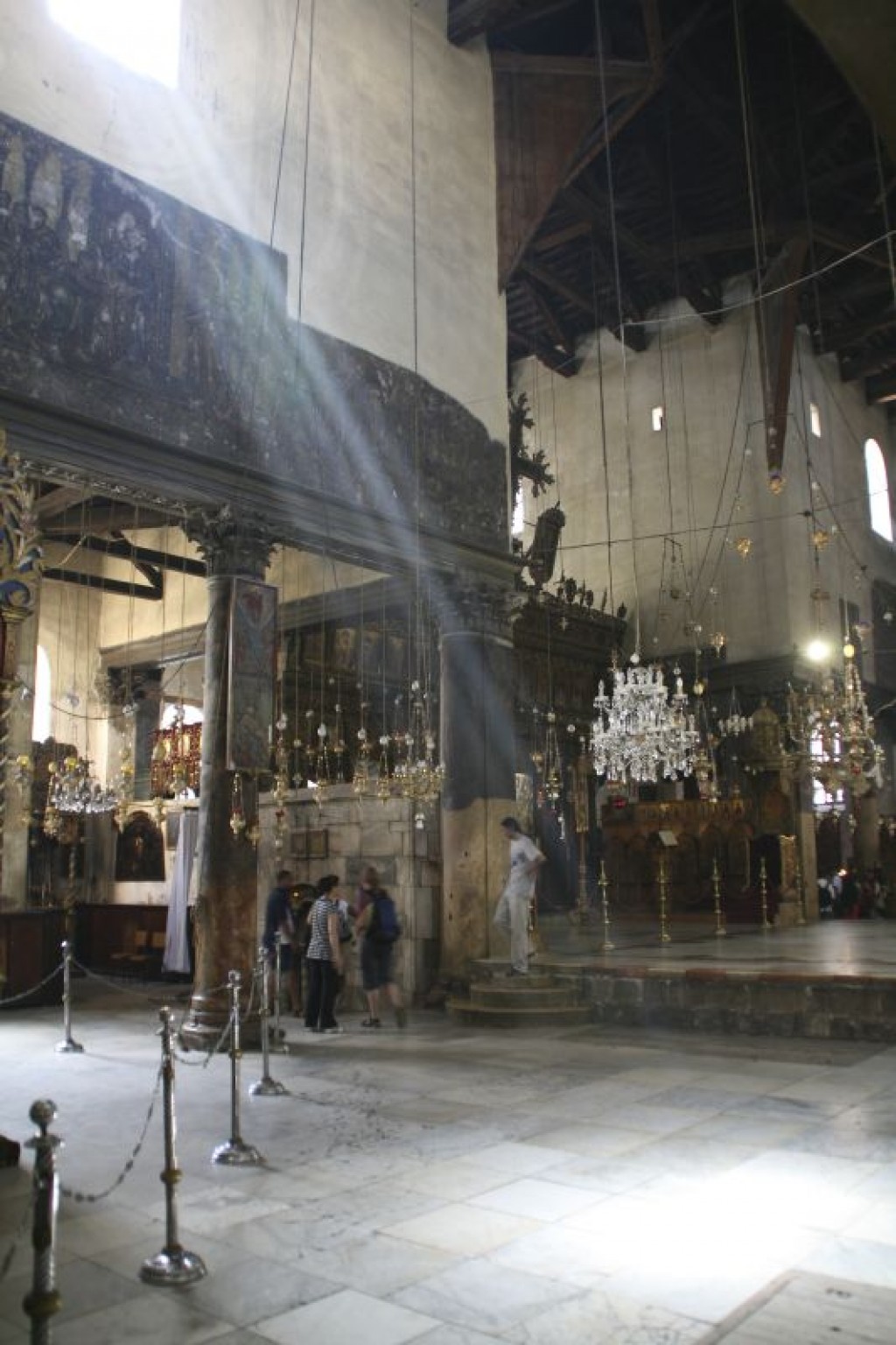 Inside the Basilica of the Nativity (Church of the Nativity)